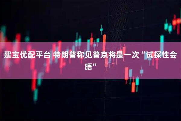 建宝优配平台 特朗普称见普京将是一次“试探性会晤”